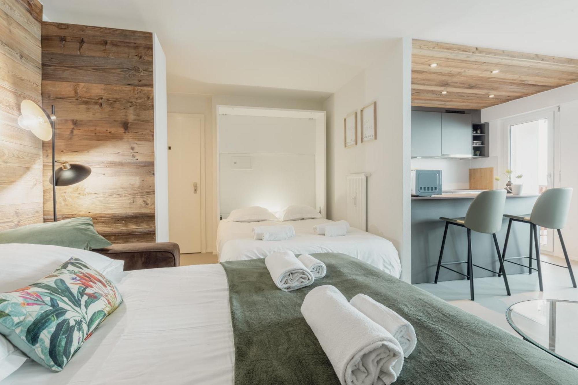 Magnifique Appartement Proche Du Centre Crans-Montana Exterior foto